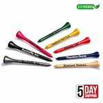 5854SL 54 mm Wooden Tees (Straight Line Print)